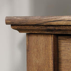 Sauder Palladia Executive Desk, 29.5"D x 65.1"W x 29.61"H, Vintage Oak finish - Image 11