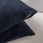 Fancy Homi 2 Packs Navy Blue Lumbar Decorative Throw Pillow Covers 14x24 Inch - Image 4