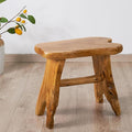 Natural Shape Solid Wood Stump Stool 20"x13"x18" Cedar Root End Table Rustic by Warmaxx-warmhomesweetdream