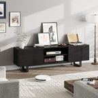 GarveeHome Industrial TV Stand for 80 in, Modern Entertainment Center - Image 6