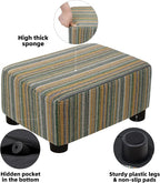 CAROLMADE Small Foot Stool Ottoman Footstool - Image 5