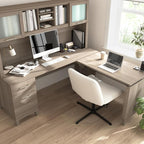 Bush Home 72-Inch L-Shaped Sit to Stand Desk - Image 7