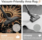 Vacuum-Friendly, Square 8ft Washable Area Rug - Image 3