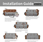 Easy-Going Oversized Recliner Sofa Cover, Reversible Couch Cover - Image 7