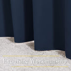 NICETOWN Navy Curtains 96 inches Long, Grommet Thermal Insulated Blackout - Image 6
