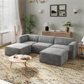Novilla 109" Modular Sectional Sofa, No Assembly Cloud Sectional Couch by Novilla