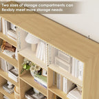 FACBOTALL Triple Wide Bookshelf, 6 Tier Large Bookshelf, Bookcase - Image 6