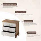 3 Drawer Farmhouse Dresser - Image 4