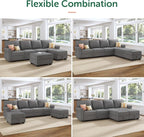 HONBAY Convertible Sectional Sofa - Image 4