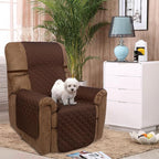 U-NICE HOME Reversible Recliner Chair Covers, Pet Friendly, Elastic Straps - Image 2