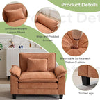 Oprisen Modular Sectional Sofa, Comfy Cloud Couch Sectional Sofa, Chenille Sofa - Image 5