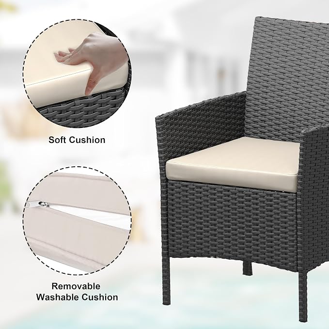 GarveeLife 3 Pieces Patio Furniture Set, Outdoor Furniture Sets - Image 4