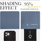 NICETOWN Stone Blue Blackout Curtains - Image 7