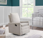 Oxford Baby Uptown Upholstered Glider Recliner Rocking Chair 360° Swivel - Image 2