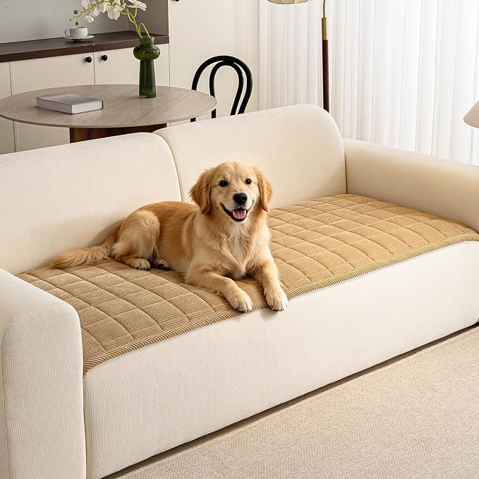 Couch Covers for Dogs Washable, 27.6"x82.7" Non Slip Couch Covers for Loveseat by PJLZJFBY