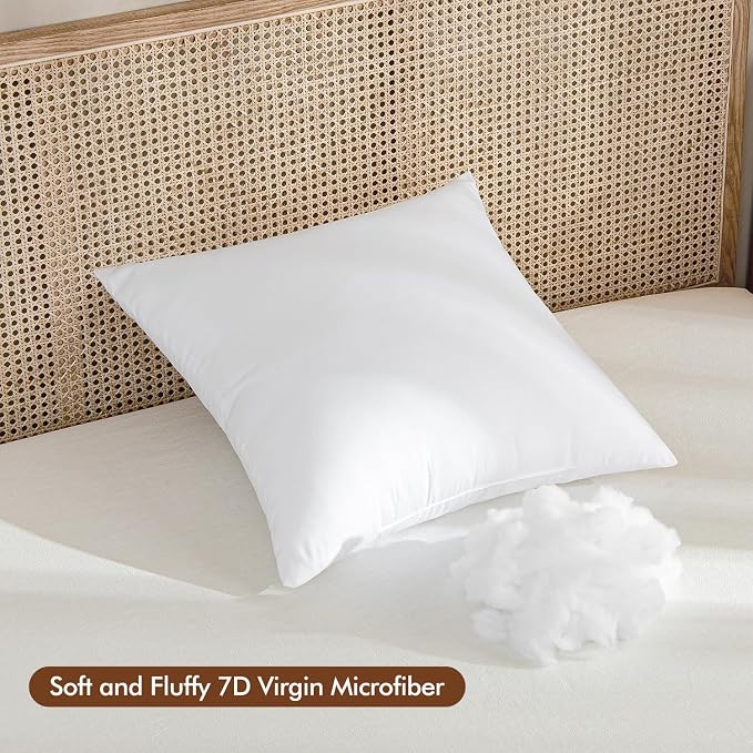 MIULEE 22x22 Pillow Insert, Premium Throw Pillow - Image 3
