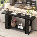 FOLUBAN Black Entryway Table - Image 3