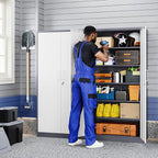 Yizosh Metal Storage Cabinet - Image 2