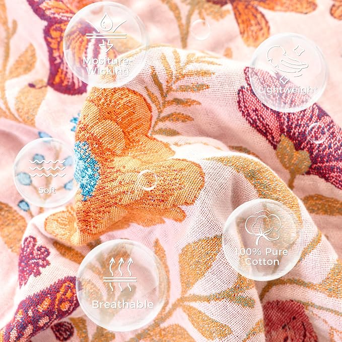 LUTBM Boho Throw Blanket for Couch Sofa Chair Cotton Summer Blankets for - Image 7