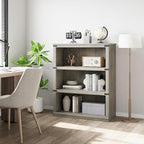 GarveeHome 3 Tier Farmhouse Bookcase, 39.9 in Tall Book Shelf by GarveeHome