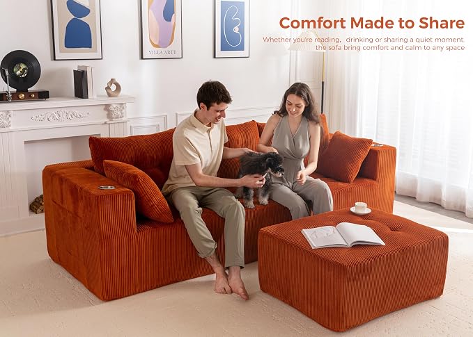 MAXYOYO Modular Sectional Sofa Couch, L Shaped Modern Cloud Couch - Image 9