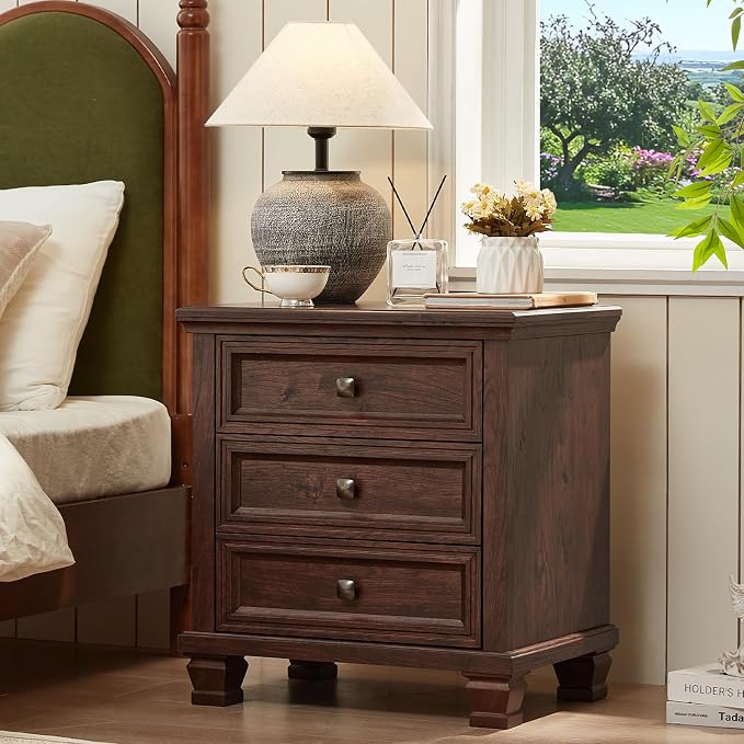 SAVOR LIFE Farmhouse Nightstand - Image 8