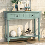 Merax Wood Sofa Table Console Table, Entryway Table Traditional Design - Image 5