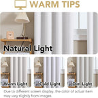 H.VERSAILTEX Linen Curtains 100% Blackout Curtains - Image 4
