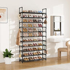 LANTEFUL 11 Tiers Tall Shoe Rack Holds 55 Pairs of Shoes - Image 2