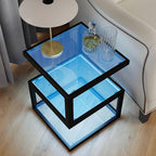 3-Tier Tempered Glass Side Table - Image 4