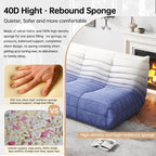 WHGBJA Bean Bag Chairs for Adults, Memory Foam Couch Loveseat Sofa Chair - Image 4