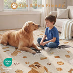 DUKINO 4x6 Area Rug, Washable Dog Rug - Image 4