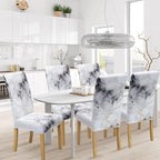 BIETYONE Stretch Dining Chair Covers Set of 4, Soft Removable Washable Kitchen - Image 2