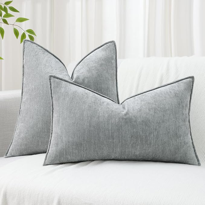 decorUhome Summer Couch Euro Sham Throw Pillow Covers 22x22 Set of 2, - Image 7