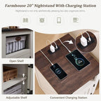 IFGET Farmhouse Furniture Set of 3, Includes 48" Lift Top Coffee Table - Image 4