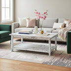 Country Cottage 42-Inch Farmhouse Coffee Table - Image 2