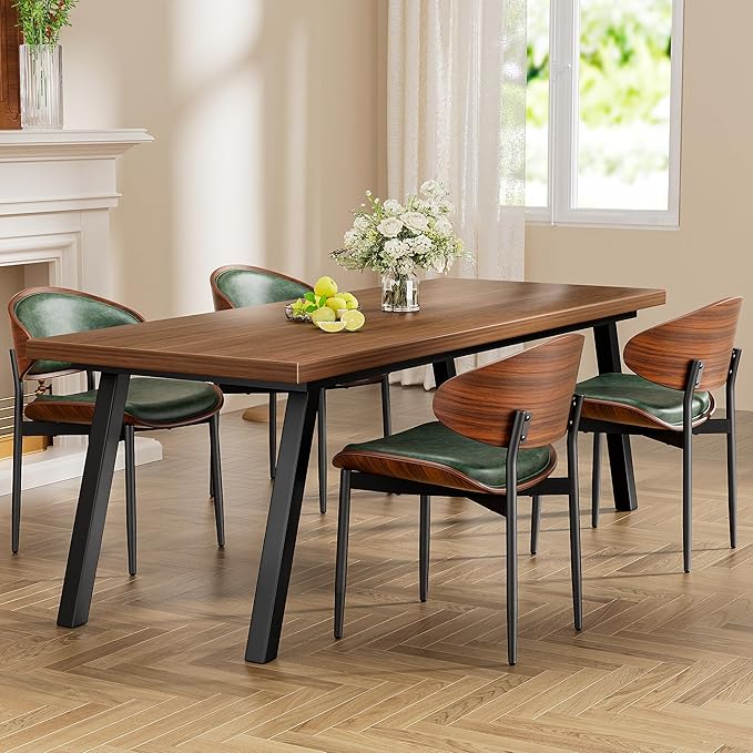 YaFiti Dining Chairs Set of 2, Dining Room and Kitchen Chairs, Mid Century - Image 3