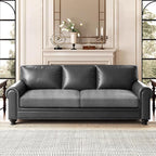 ANARACHON Leather Look Couch Cushion Covers Sofa Seat Slipcovers Sets Couches - Image 2