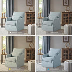 Martha Stewart London Swivel Chair - Image 8