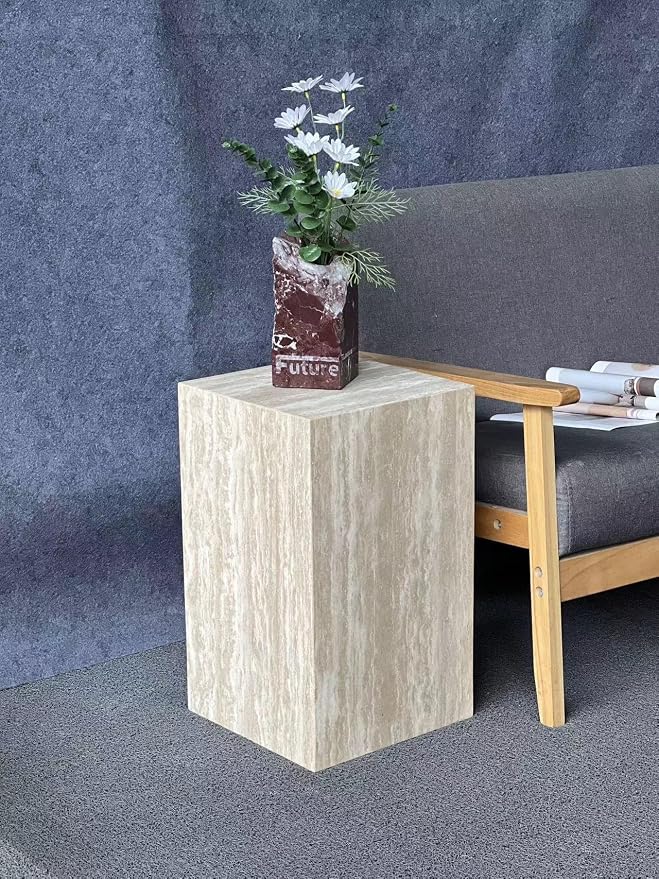 Luxury Marble Side Table, Square End Table by FutureStone
