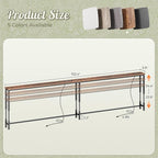 Huuger 102.4 Inch Sofa Table - Image 3