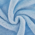 Light Blue Fleece Plush Throw Blanket 50"x60"for Couch Fuzzy Cozy Flannel | - Image 3