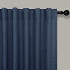 Pitalk Navy Curtains 54 Inch Length - Image 2