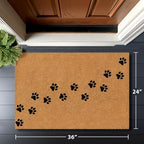 Barnyard Designs Natural Coco Coir Non-Slip Doormat | Heavy-Duty Welcome Mat - Image 3