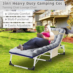 ABORON 3-in-1 Sun Tanning Chair – Oversized Folding Chaise Lounge - Image 4