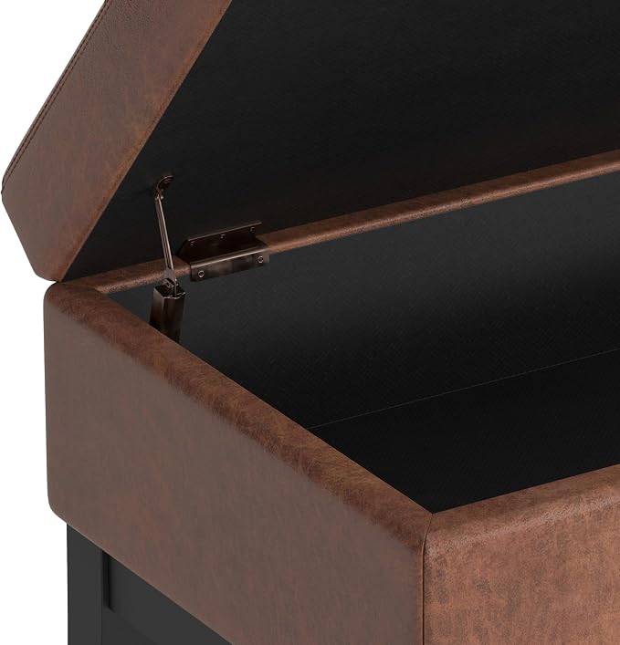 SIMPLIHOME Oregon Storage Ottoman Bench - Image 10