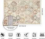 Lahome Moroccan Trellis Entryway Rug, 2x3 Kitchen Rugs Non Slip Washable - Image 2