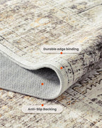 AMADA HOMEFURNISHING Washable Area Rug, Low-Profile Large Area Rug - Image 7