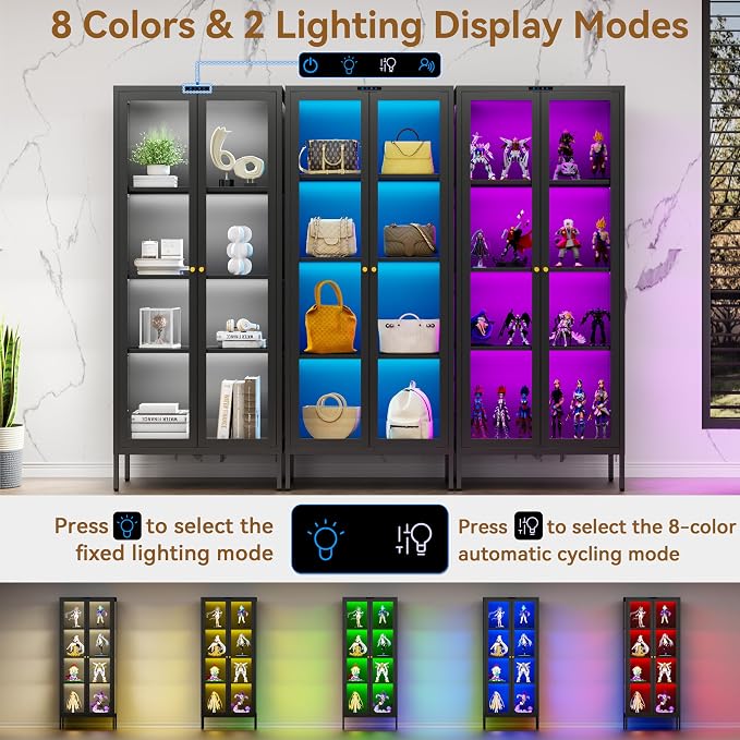 Polup Glass Display Cabinet - Image 3