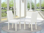 East West Furniture ABP2T64 Abbott Classic Parson Dining Chairs - Image 2